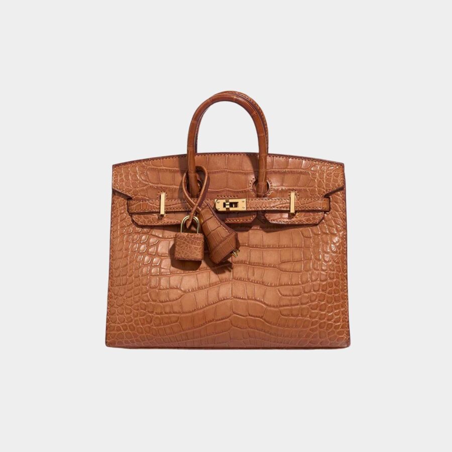 Birkin 20 Alligator Mississippi Gold GHW | Studio Nafay
