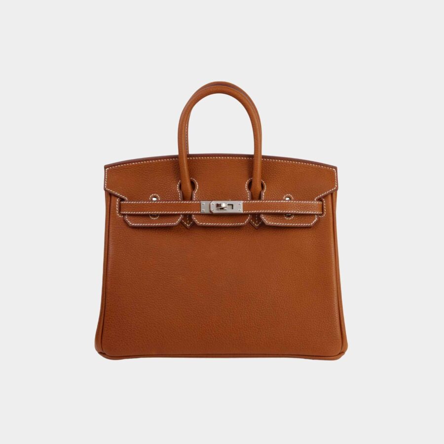 Birkin 25 Barenia Faubourg Fauve PHW | Studio Nafay