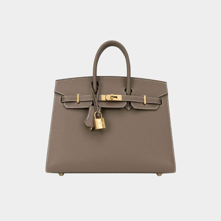 Birkin 25 Epsom Etoupe GHW | Studio Nafay