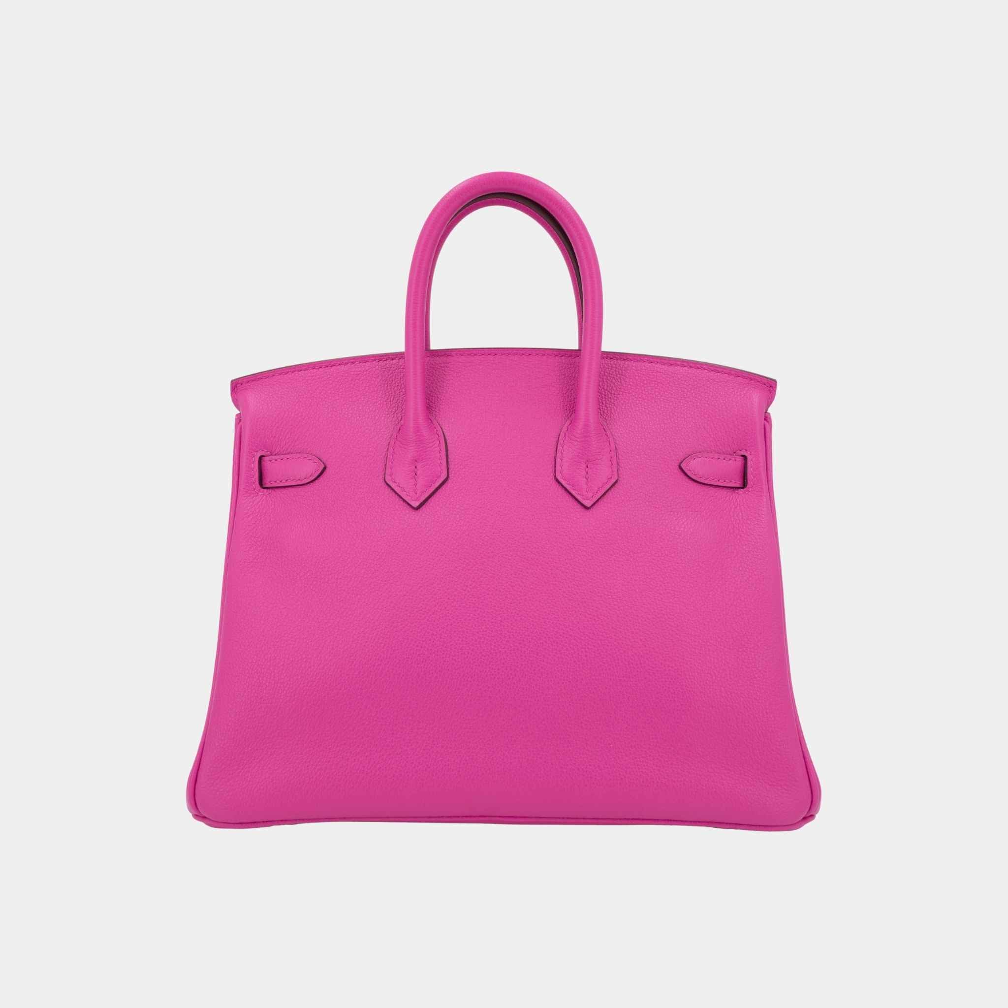 Birkin 25 Verso Taurillion Novillo Magnolia/ Capucine PHW
