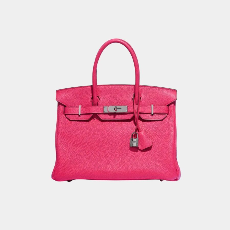 Birkin 30 Clemence Taurillon Rose Extreme PHW | Studio Nafay