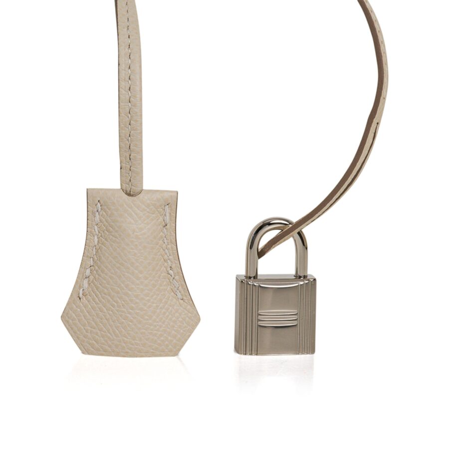 Hermes Birkin 35 Bag Craie Epsom Palladium Hardware | Studio Nafay