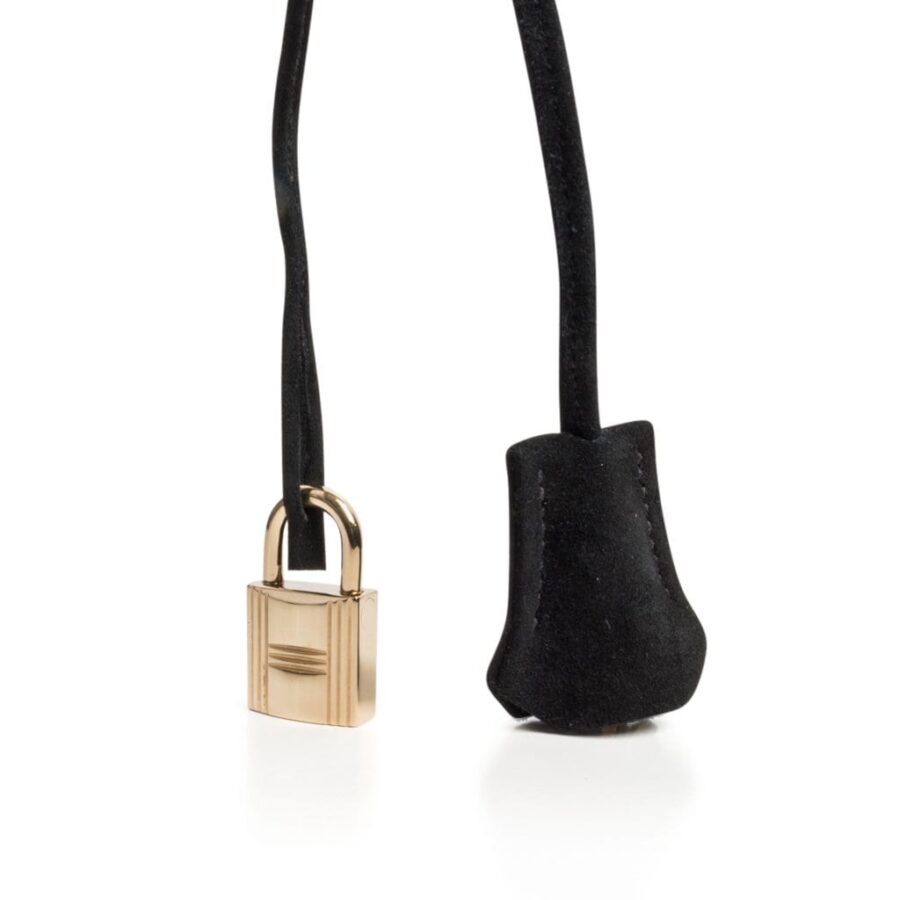 Hermes Birkin 35 Bag Black Doblis Suede Gold Hardware Limited Edition | Studio Nafay