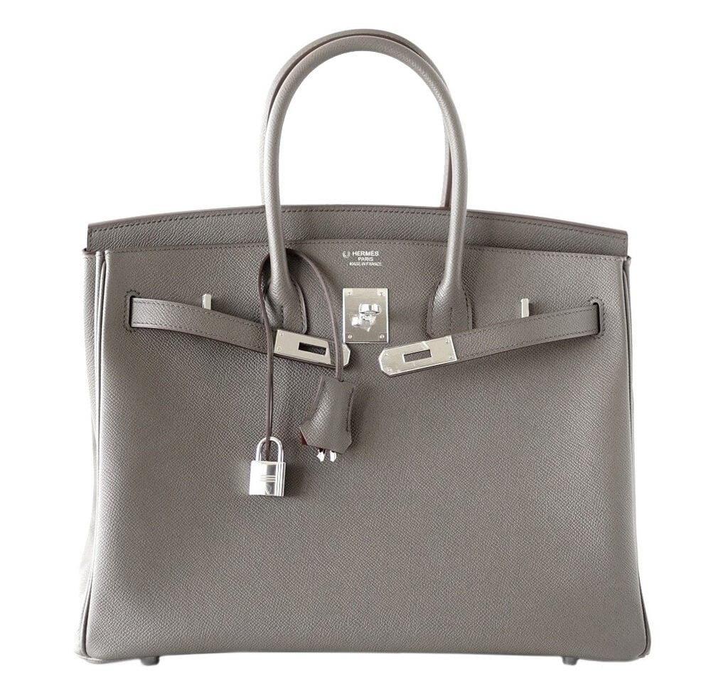 HermesSpecial Order Birkin 35 Bag Etain