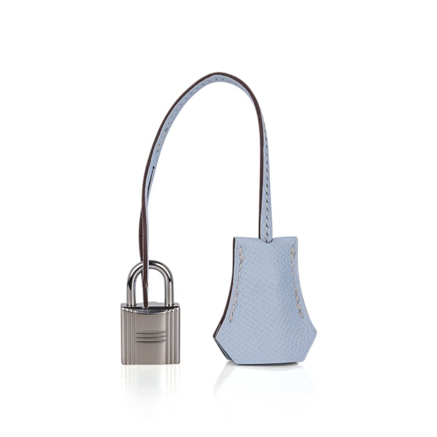 Hermes Birkin 25 Sellier Bag Blue Brume Epsom Palladium Hardware New | Studio Nafay