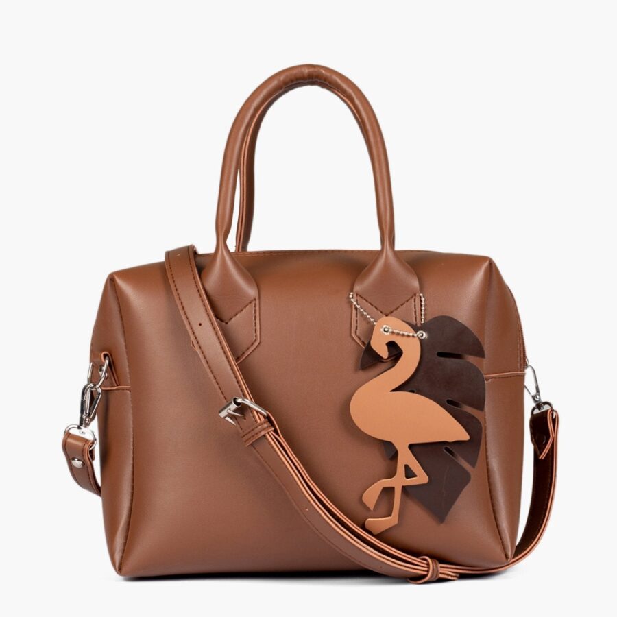 Horse brown mini bowling bag | Studio Nafay