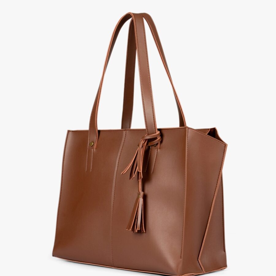 Horse brown over the shoulder Tote Bags | Studio Nafay