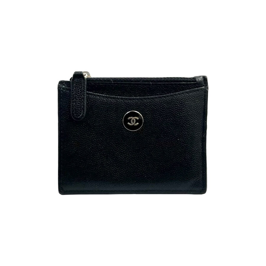 Chanel Coco Mark Mat Caviar Card Case Handbag | Studio Nafay