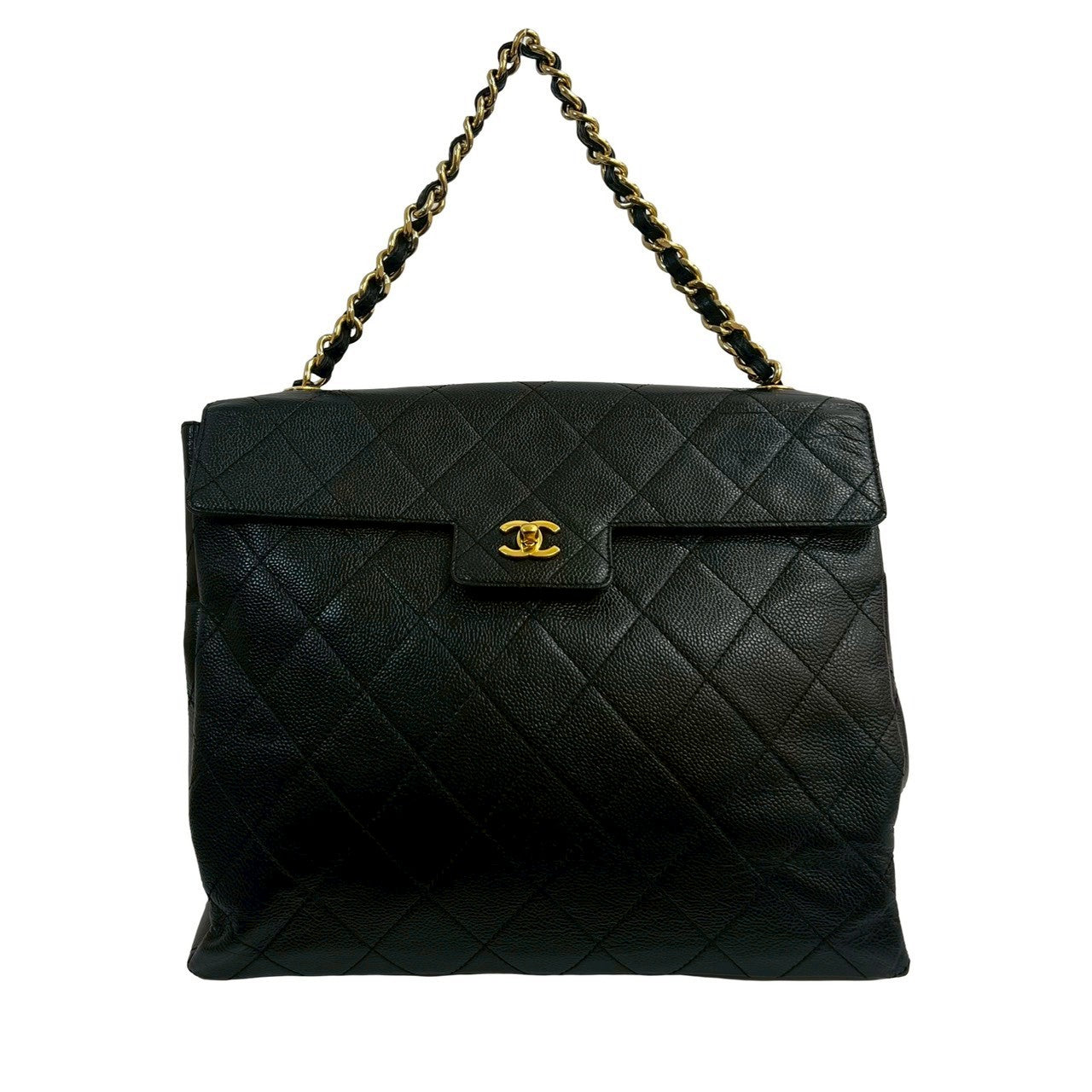 Chanel Matelassé Caviar Leather Handbag