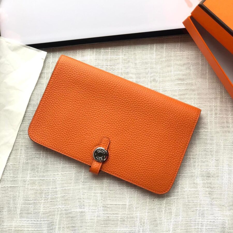 HM Dogon Wallet 20 Orange Togo Shw | Studio Nafay