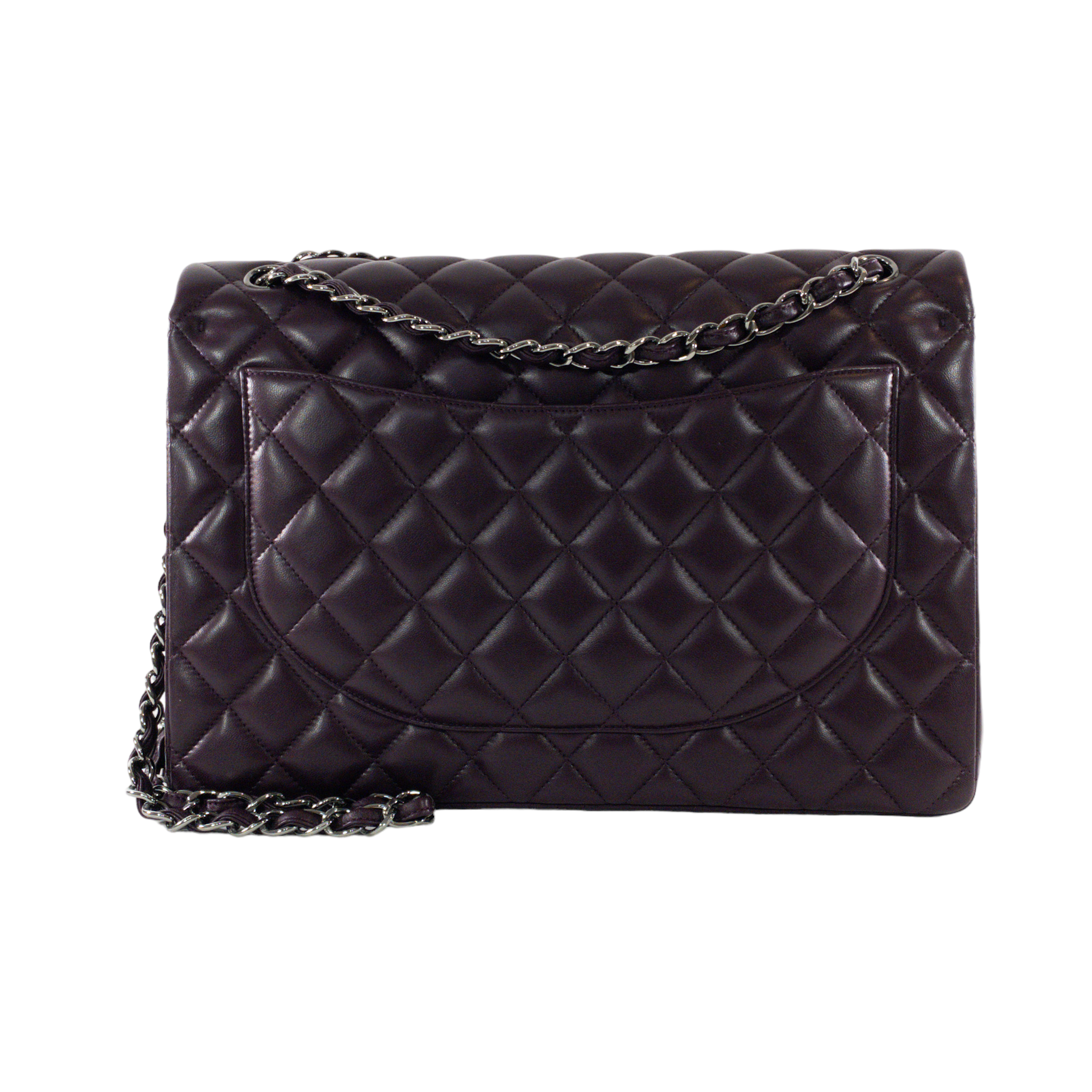 Chanel Flap Large Lambskin Crossbody Bag