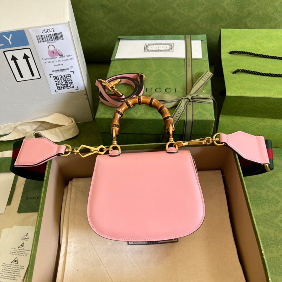 Gucci Bamboo Leather Shoulder Bag Style 17 | Studio Nafay
