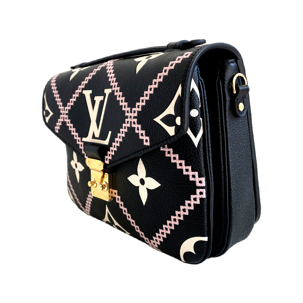 Louis Vuitton Embroidered Pochette Metis Crossbody