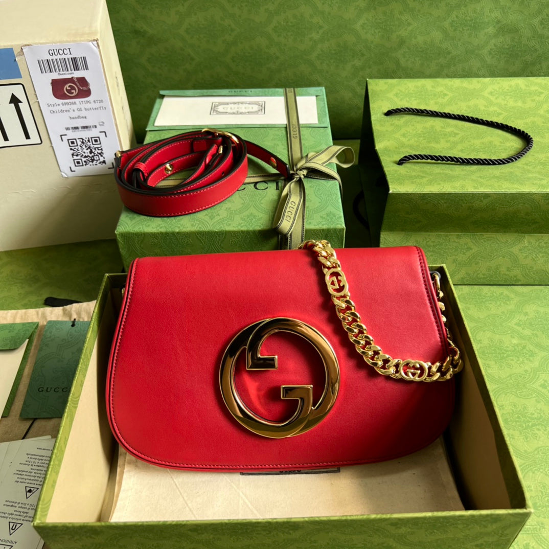 Gucci Blondie Leather Chain Shoulder Bag Style 4