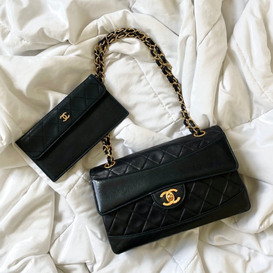 Chanel Small Lambskin Bag & Matching Wallet | Studio Nafay