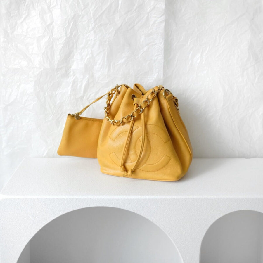 Chanel Drawstring Cowhide Handbag | Studio Nafay