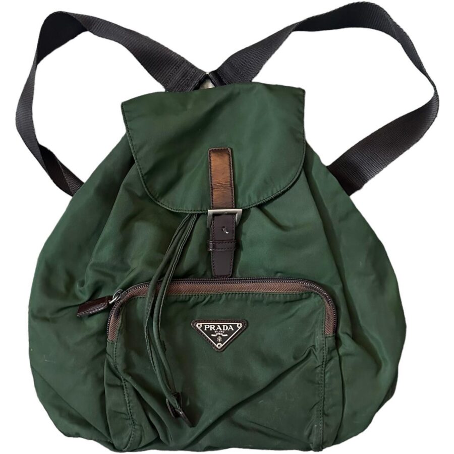 Prada Green Backpack | Studio Nafay