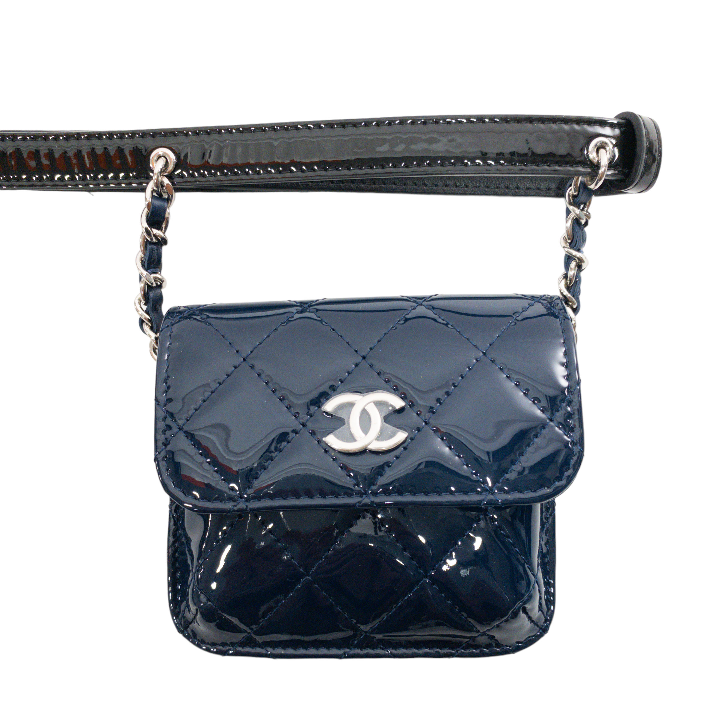 Chanel Double Pocket Patent Belt Bag - Product Image 2