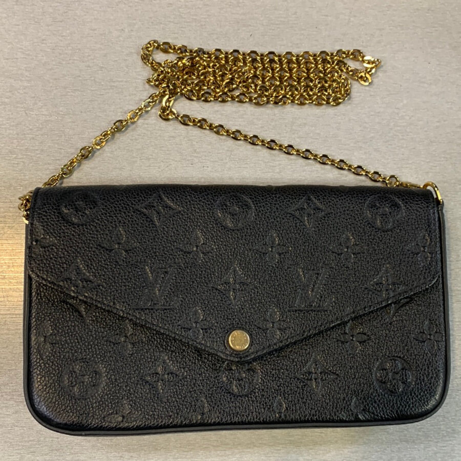 Louis Vuitton Felicie Pochette in Monogram Empreinte Leather | Studio Nafay