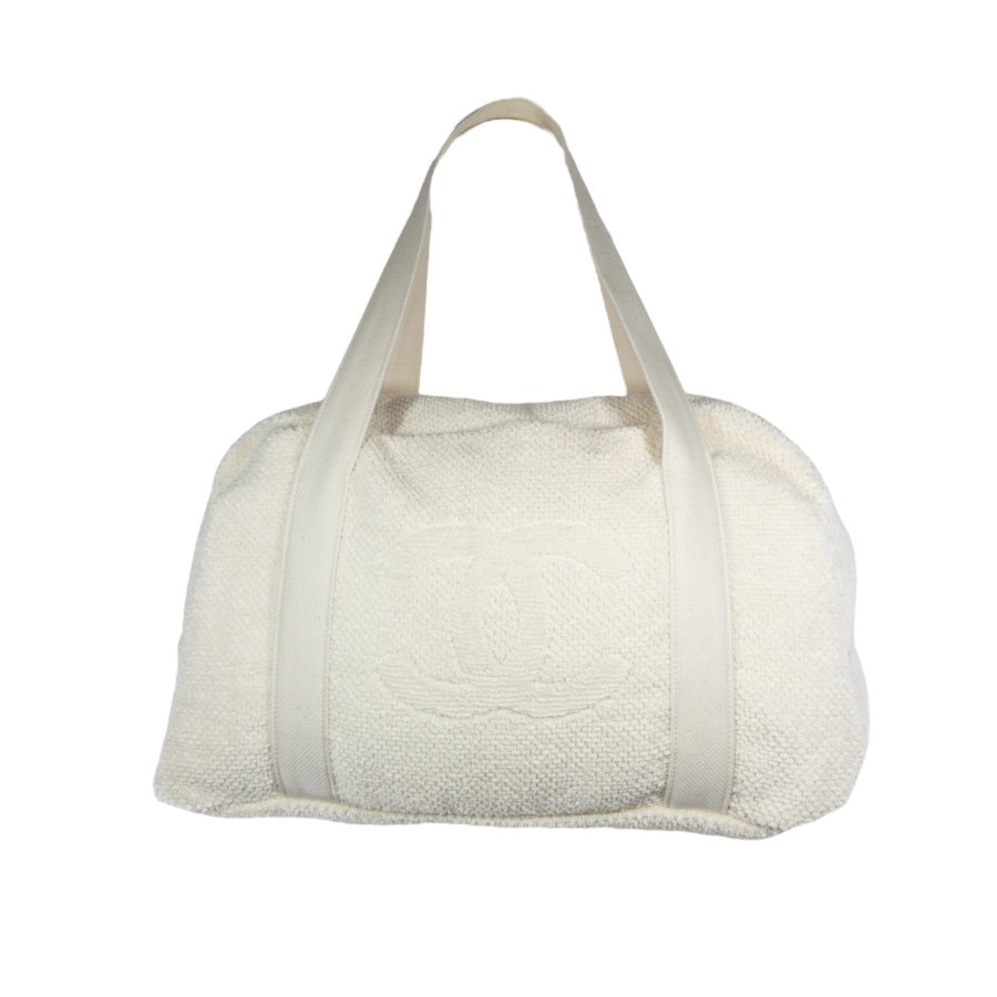 Chanel Cotton Terry Cloth Beach Duffel w Towel | Studio Nafay