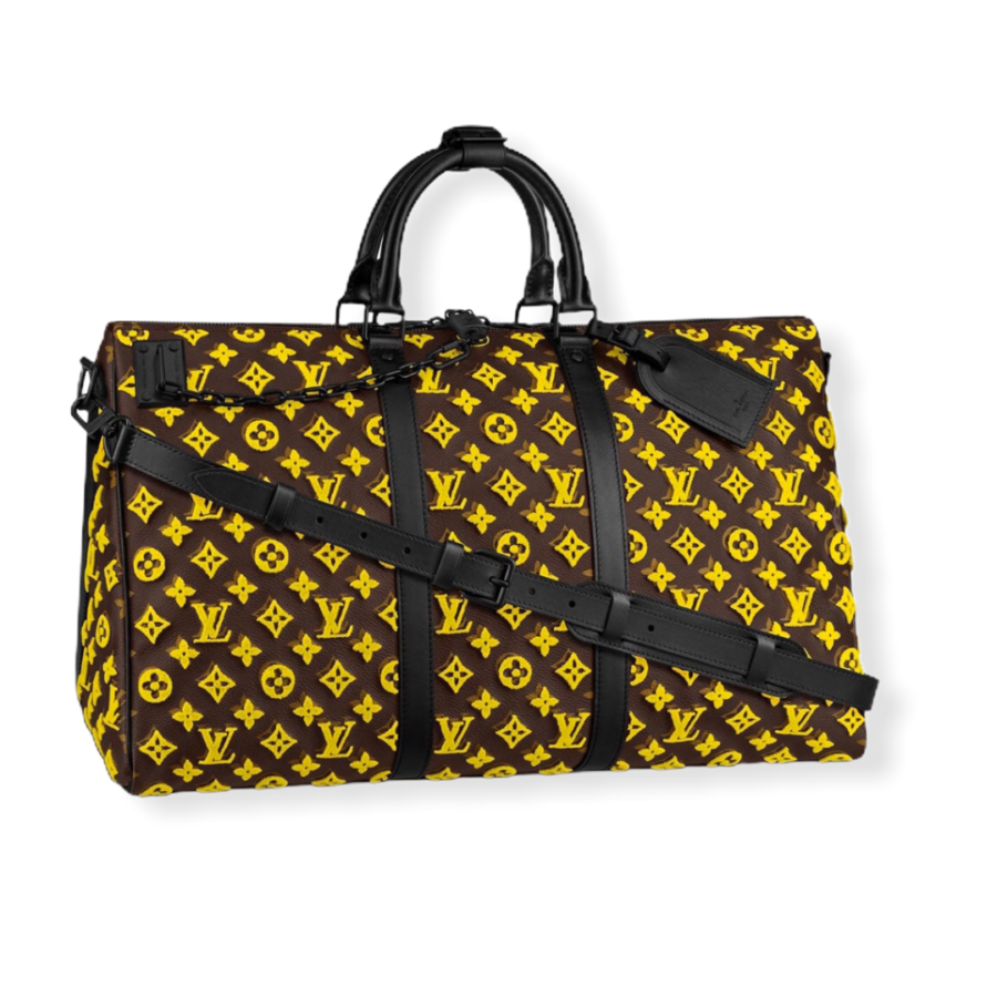 Louis Vuitton Keepall Triangle Bandoulière 50 Yellow | Studio Nafay