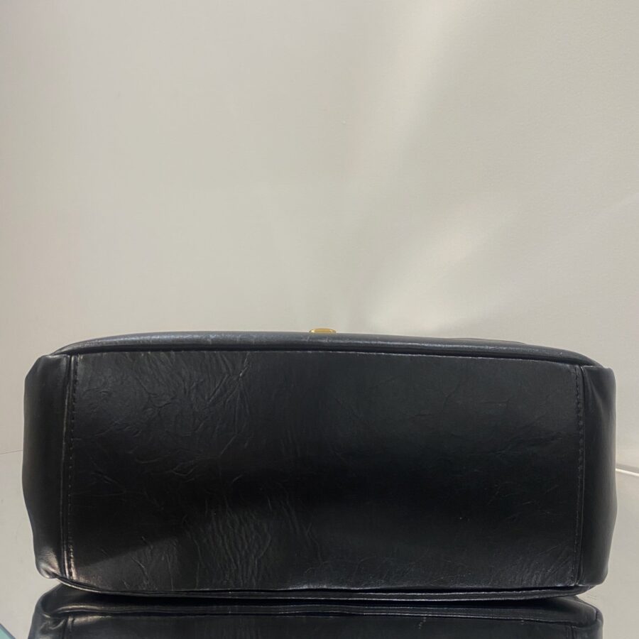 MONACO SLING BAG 27 IN BLACK SOFT LAMBSKIN | Studio Nafay