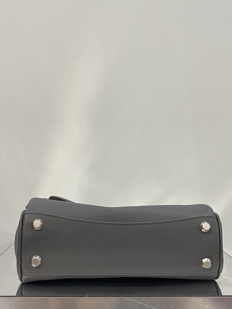 RODEO SMALL BAG 29 IN GREY SMOOTH CALFSKIN SILVER HARDWARE - Product Image 2