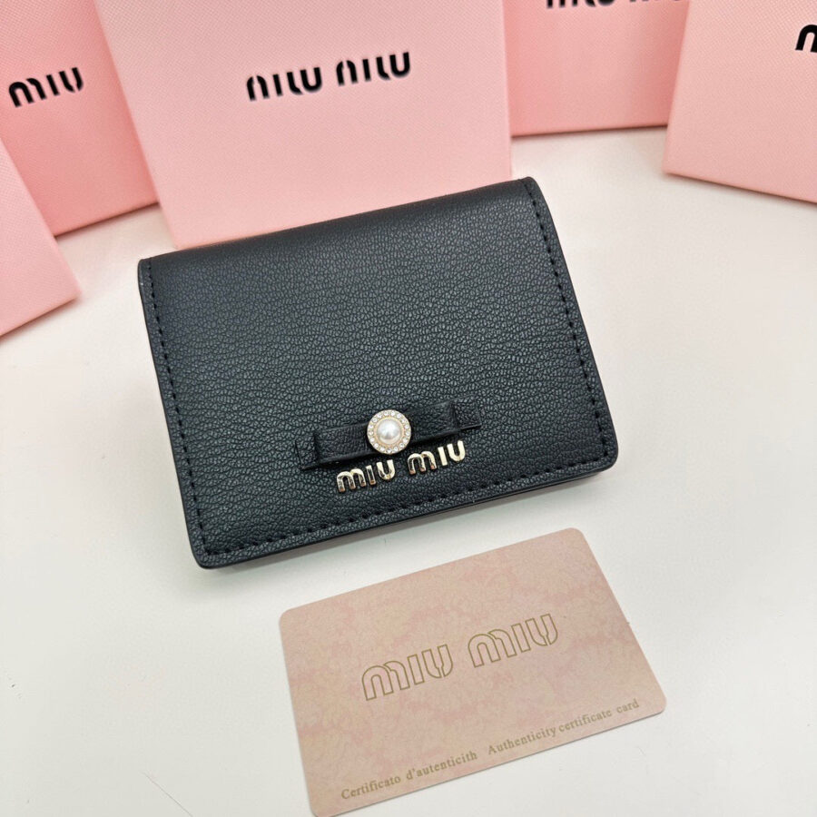 SMALL WALLET 11 IN BLACK CALFSKIN | Studio Nafay