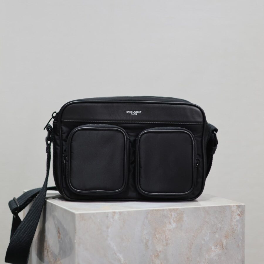 CITY CAMERA BAG 24 IN BLACK ECONYL | Studio Nafay