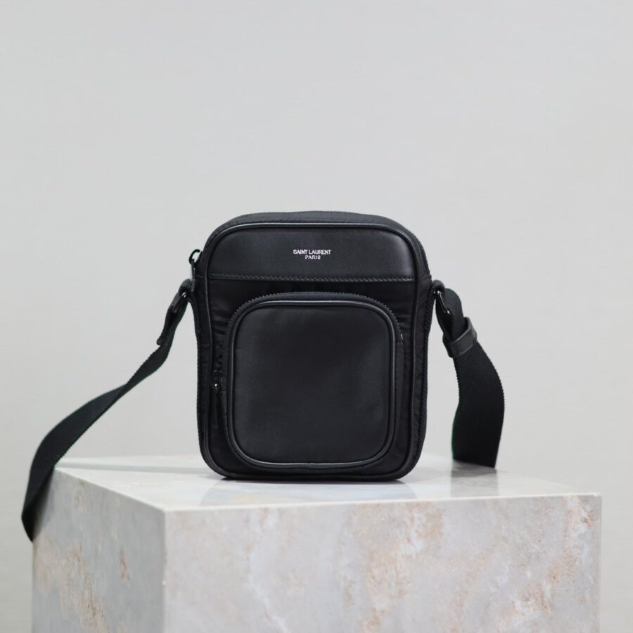 CITY MINI CAMERA BAG 18 IN BLACK ECONYL | Studio Nafay