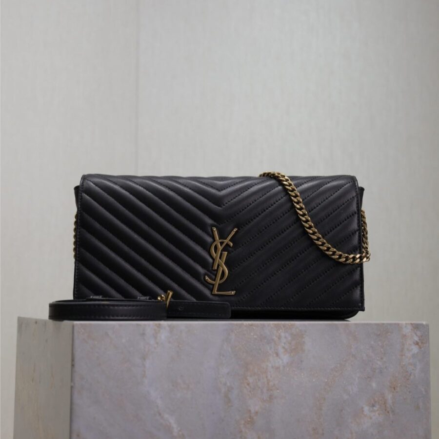 KATE 99 MEDIUM BAG 26 IN BLACK QUILTED NAPPA CALFSKIN COPPER HARDWARE | Studio Nafay