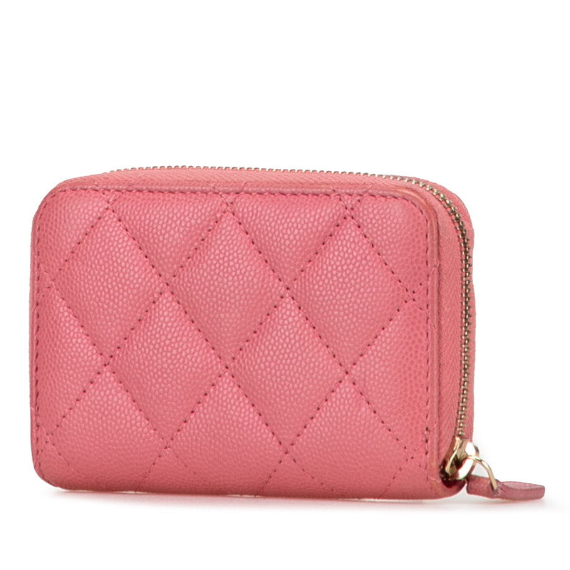 Chanel Coco Mark Matelassé Caviar Card Coin Case Handbag