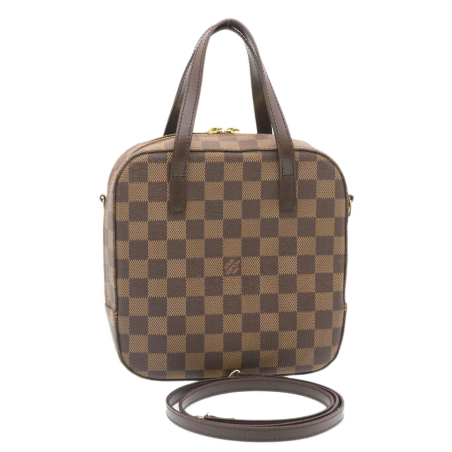 LOUIS VUITTON Damier Ebene Spontini Hand Bag SP Order LV knn072 | Studio Nafay