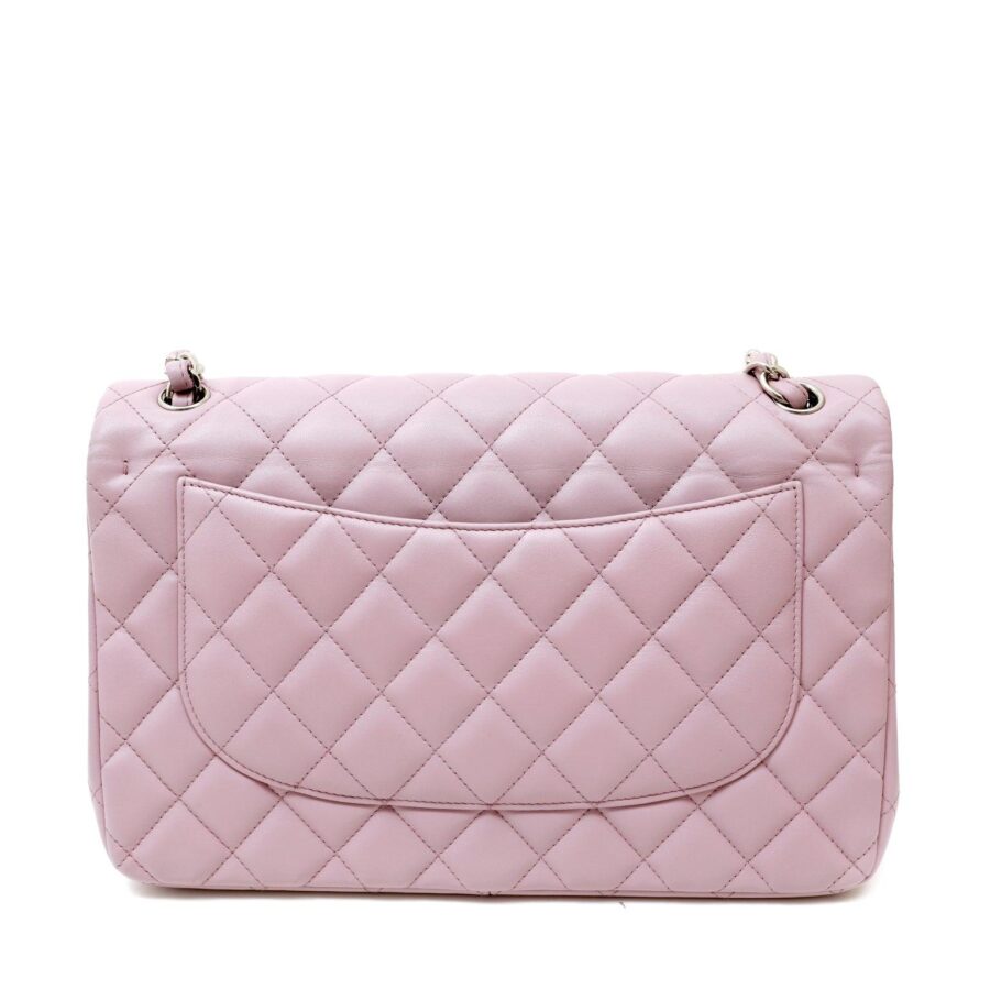 Chanel Lavender Lambskin Jumbo Classic Flap | Studio Nafay