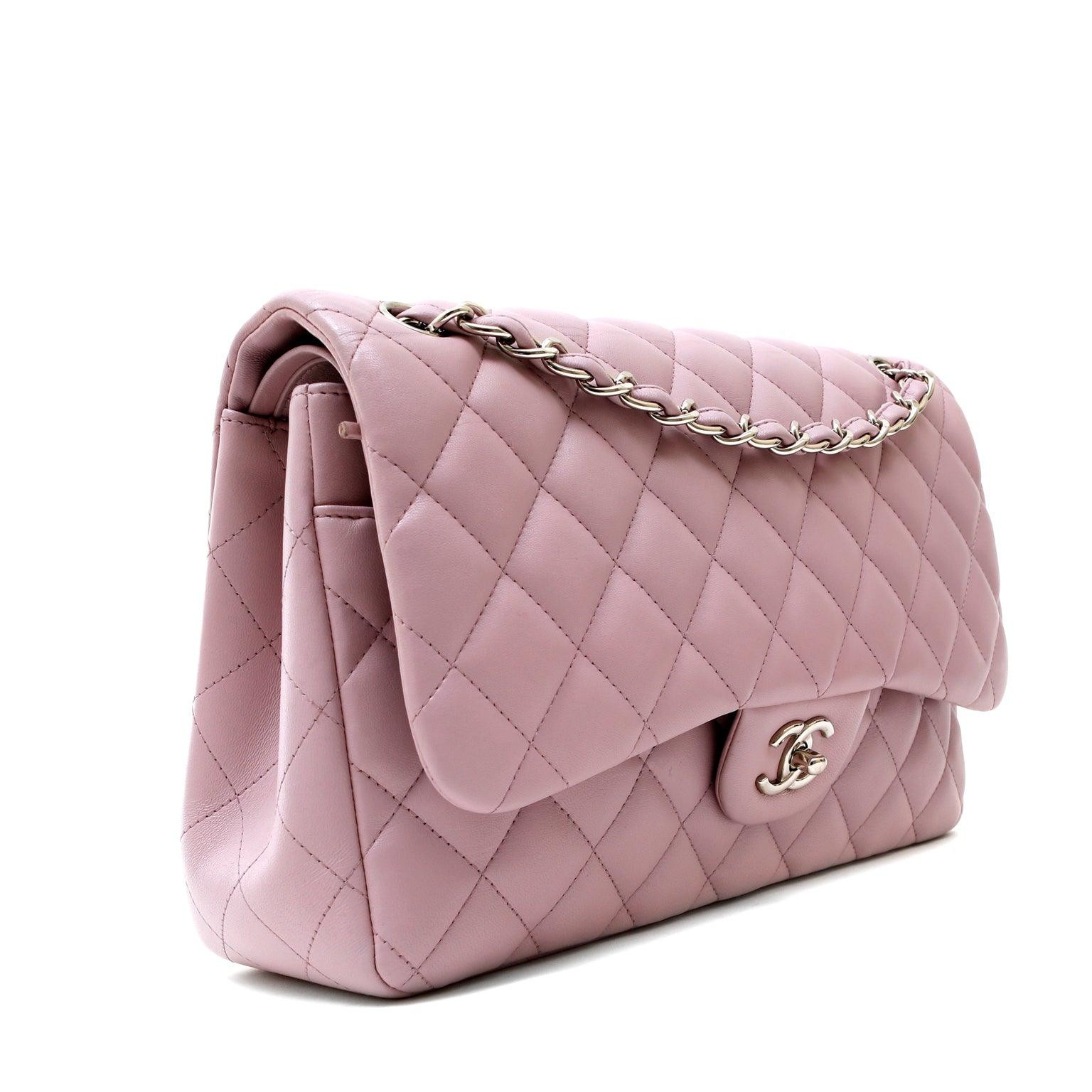 Chanel Lavender Lambskin Jumbo Classic Flap