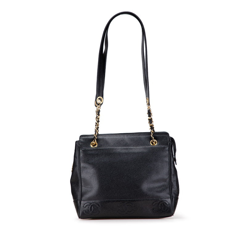 Chanel Coco Mark Caviar Skin Tote Bag | Studio Nafay
