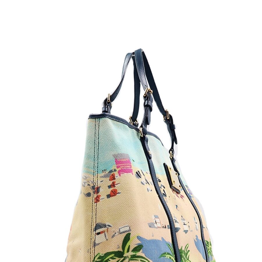 Escale Canvas Ailleurs Cabas PM Multicolor | Studio Nafay