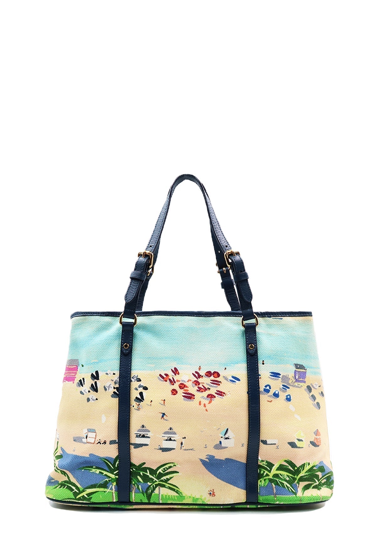 Escale Canvas Ailleurs Cabas PM Multicolor