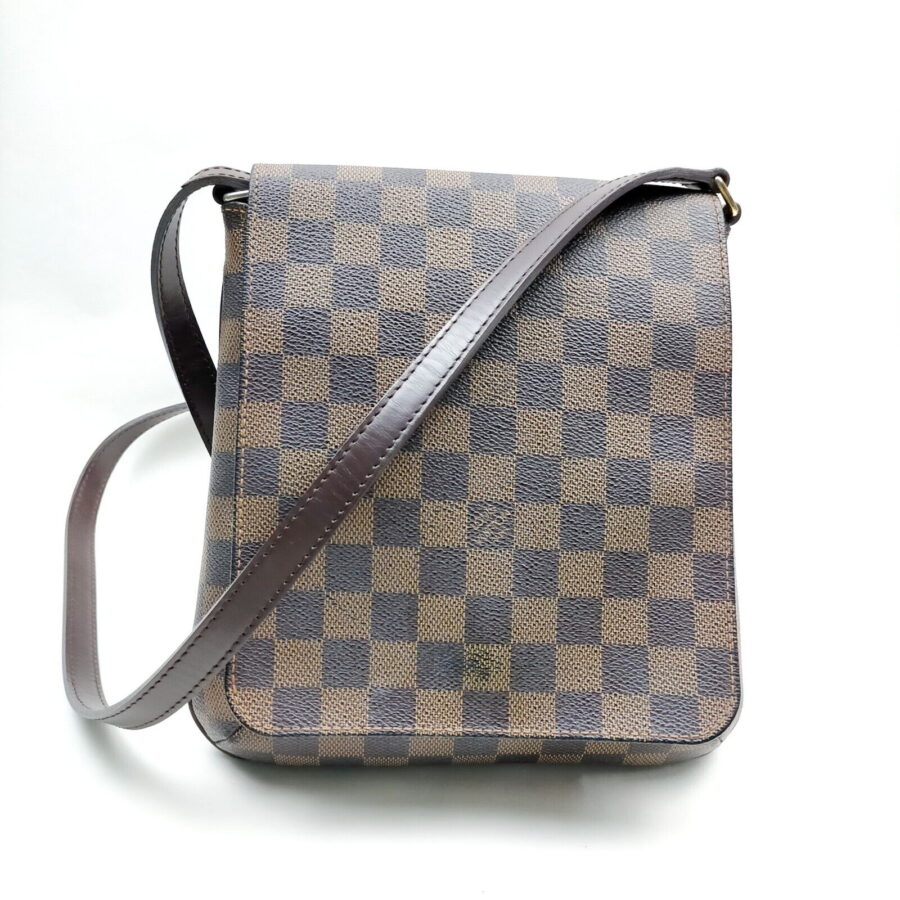 LV Musette Salsa Brown Damier Crossbody Bag | Studio Nafay