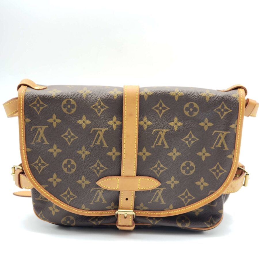 Louis Vuitton Saumur 30 Browns Monogram Crossbody | Studio Nafay