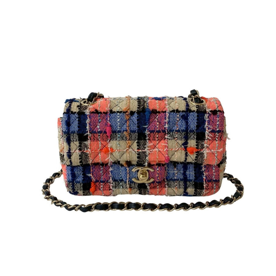 Chanel Coco Quilting Tweed Lambskin Shoulder Bag | Studio Nafay