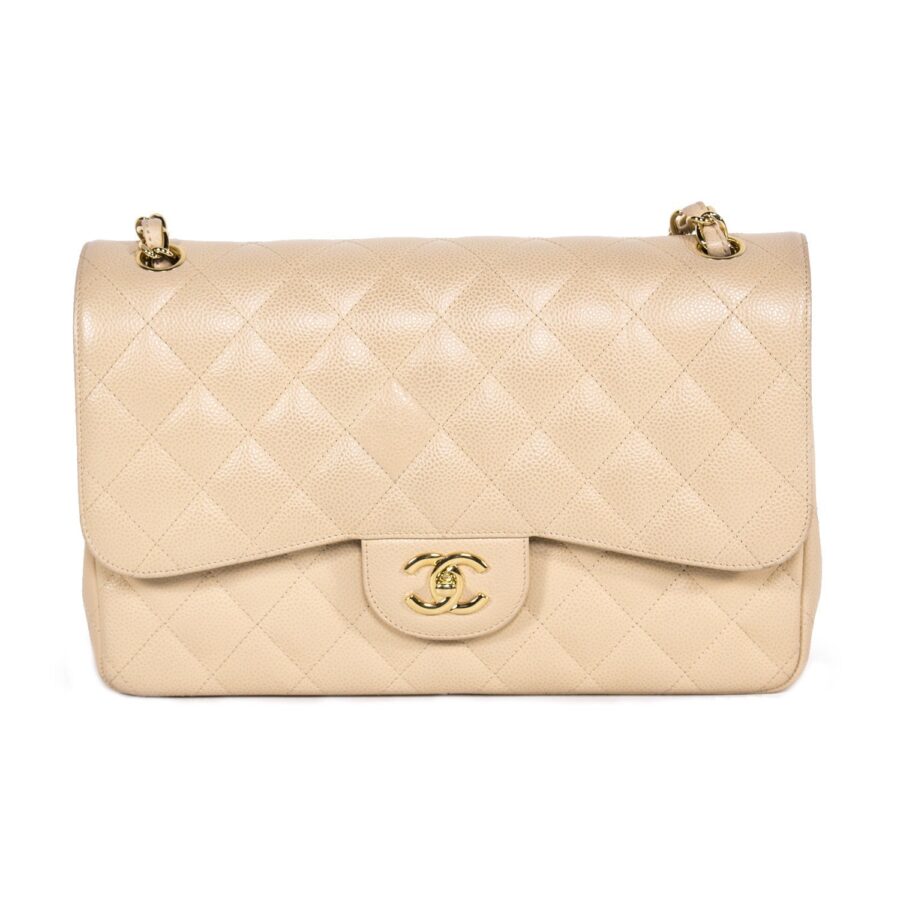 Chanel Caviar Classic Jumbo Double Flap Bag | Studio Nafay