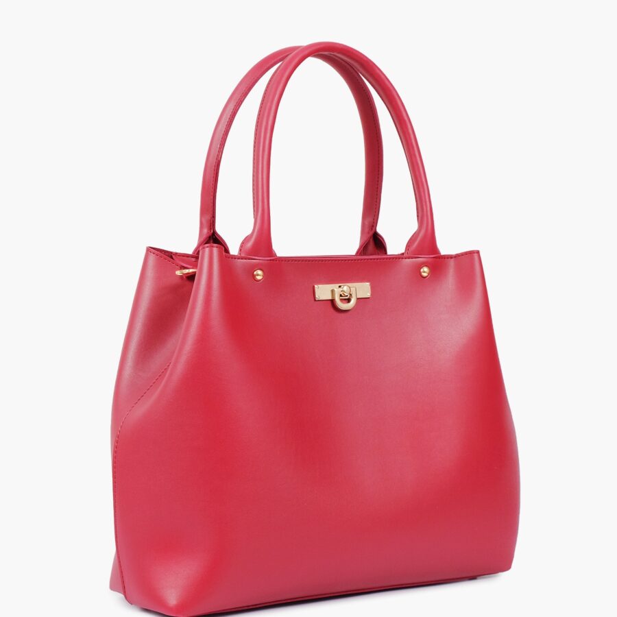 Maroon zipper Tote Bags | Studio Nafay