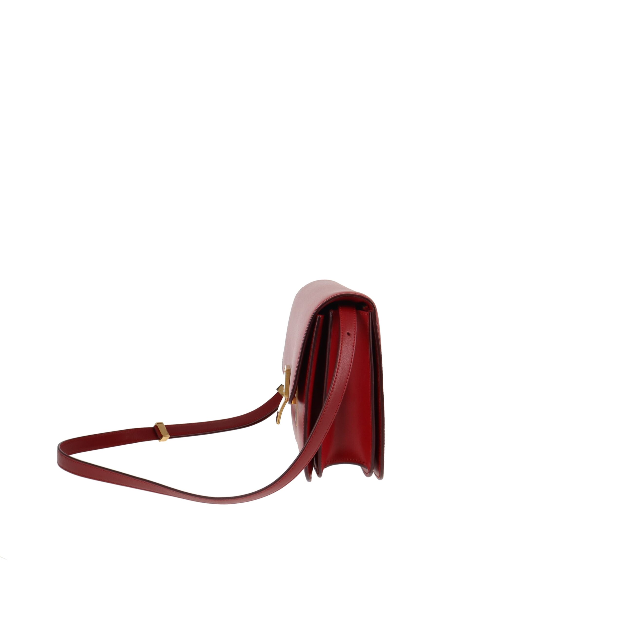 Celine Medium Classic Bag In Box Calfskin Red GH