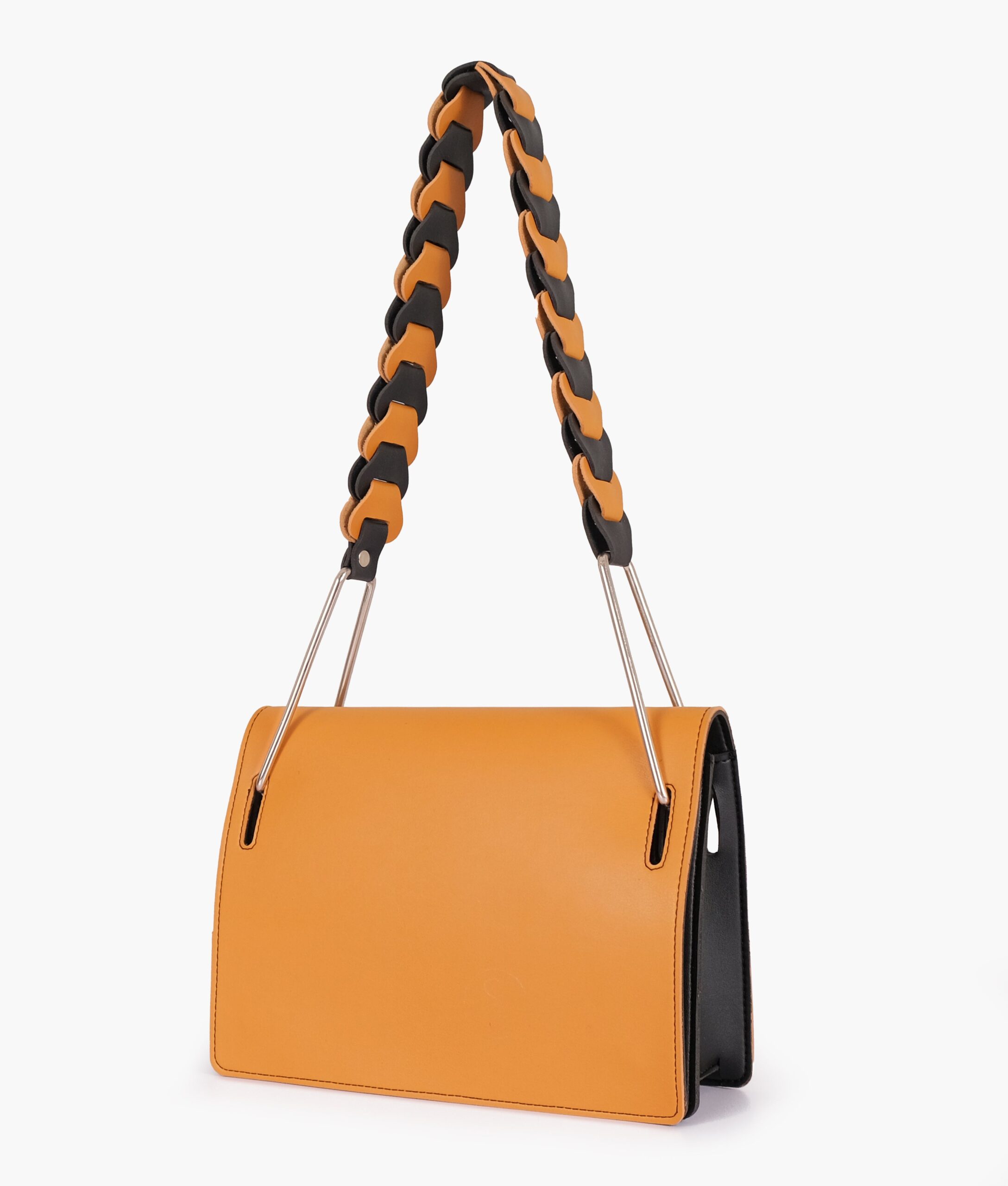Mustard loop strap shoulder bag | Studio Nafay