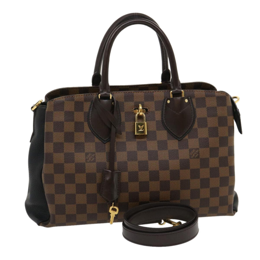 LOUIS VUITTON Damier Ebene Normandy Hand Bag 2way LV Auth 34730A | Studio Nafay