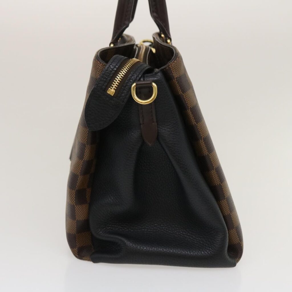 LOUIS VUITTON Damier Ebene Normandy Hand Bag 2way LV Auth 34730A - Product Image 2