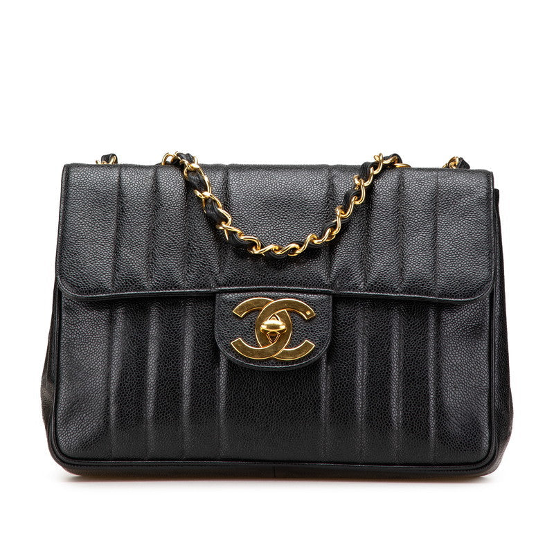 Chanel Mademoiselle Caviar Skin 2way Bag | Studio Nafay