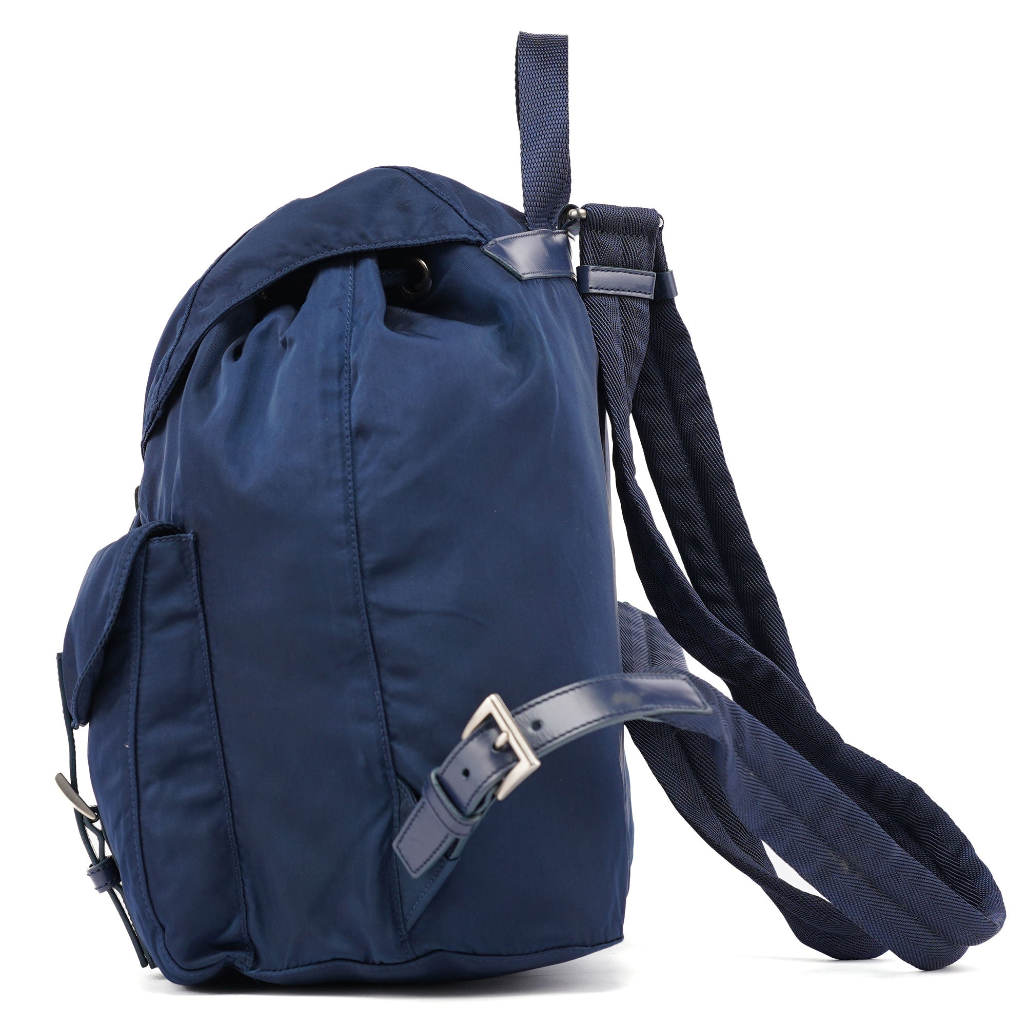 Royal Blue Tessuto Backpack