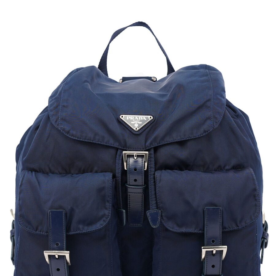 Royal Blue Tessuto Backpack | Studio Nafay